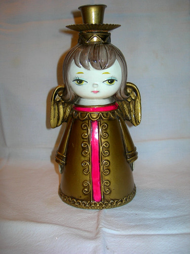 Vintage dickson angel candle - dickson,